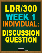 LDR/300 Leadership Assessment